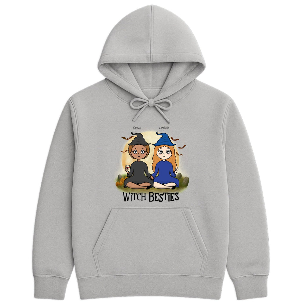 Witch Besties Hoodie hero product mockup