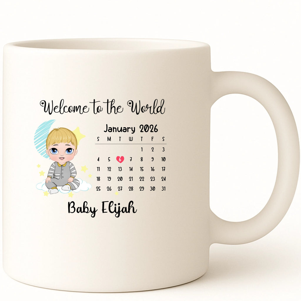 Welcome to the World Coffee Mug hero product mockup