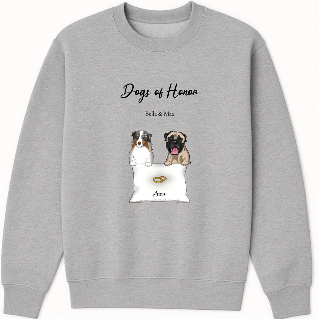 Dog of Honor Sweatshirt hero product mockup