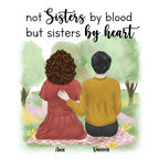 Friends and Sisters by heart Sweatshirt alternate product view 2