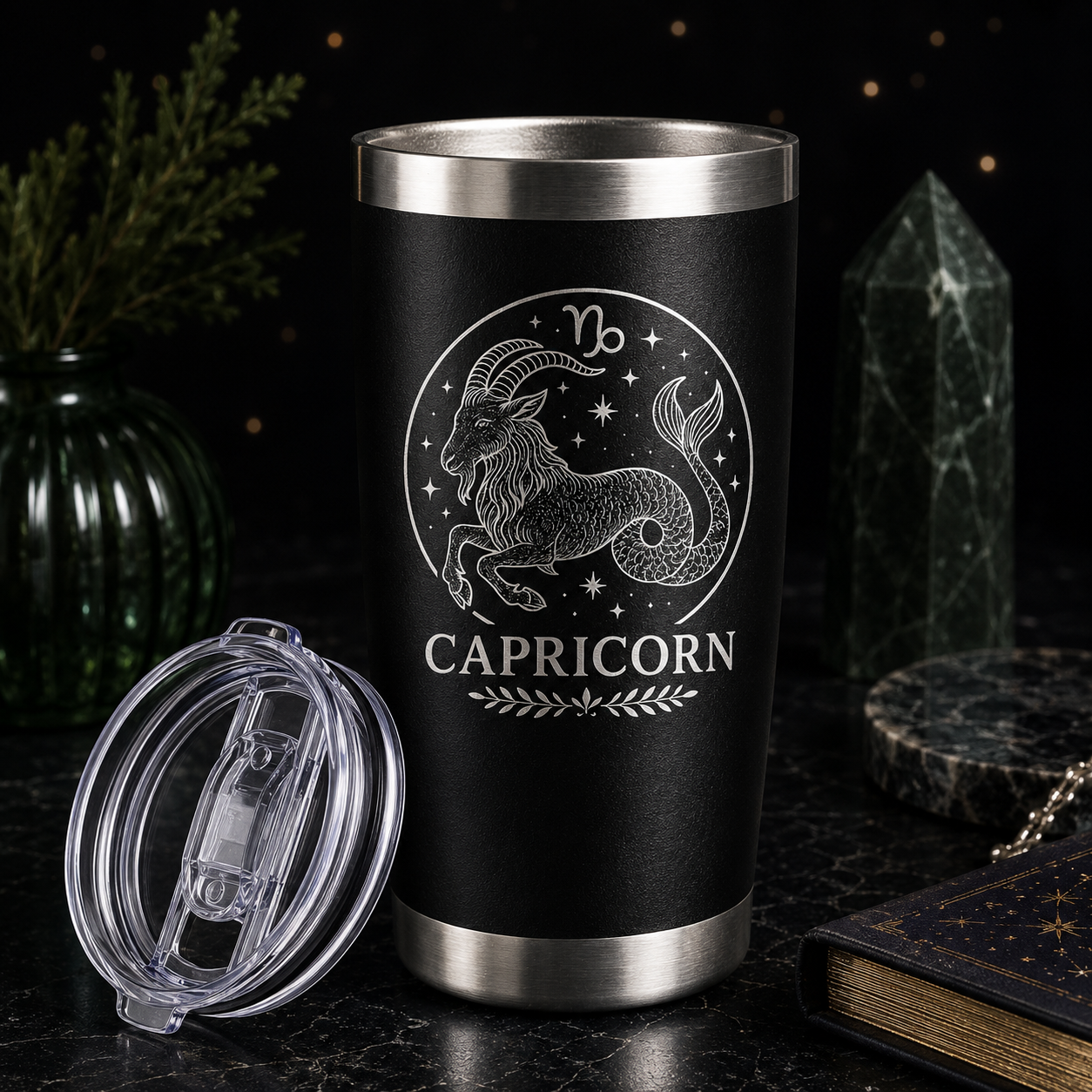 Capricorn 20oz Tumbler lifestyle hero image