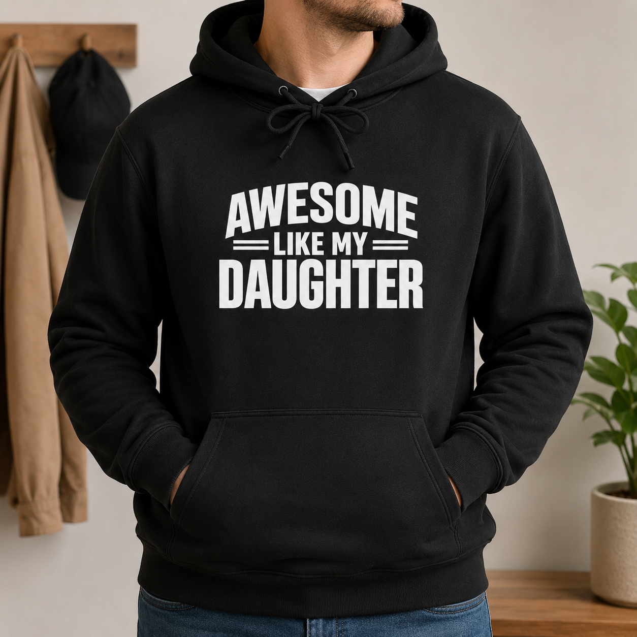 Awesome Like My Daughter Hoodie lifestyle hero image
