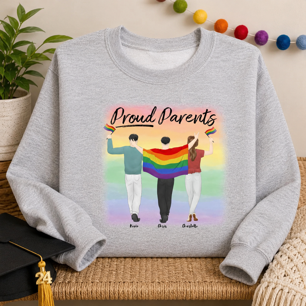 Proud Parents Sweatshirt lifestyle hero image