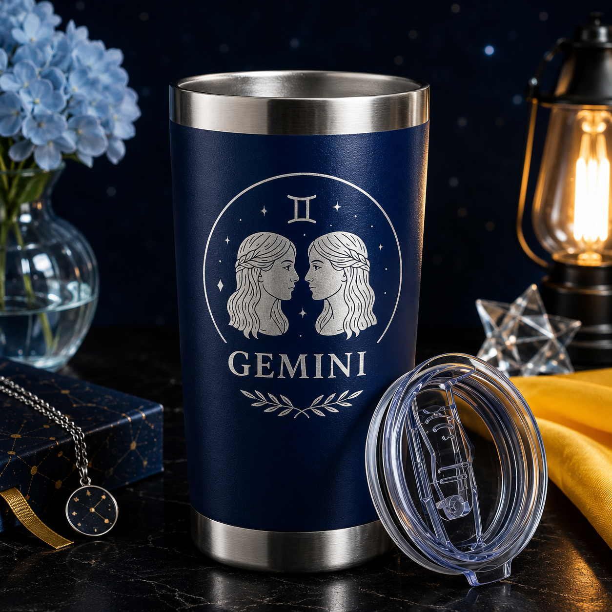 Gemini 20oz Tumbler lifestyle hero image