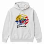 Ecuador Football Hoodie hero product mockup
