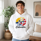 Colombia Football Hoodie hero product mockup