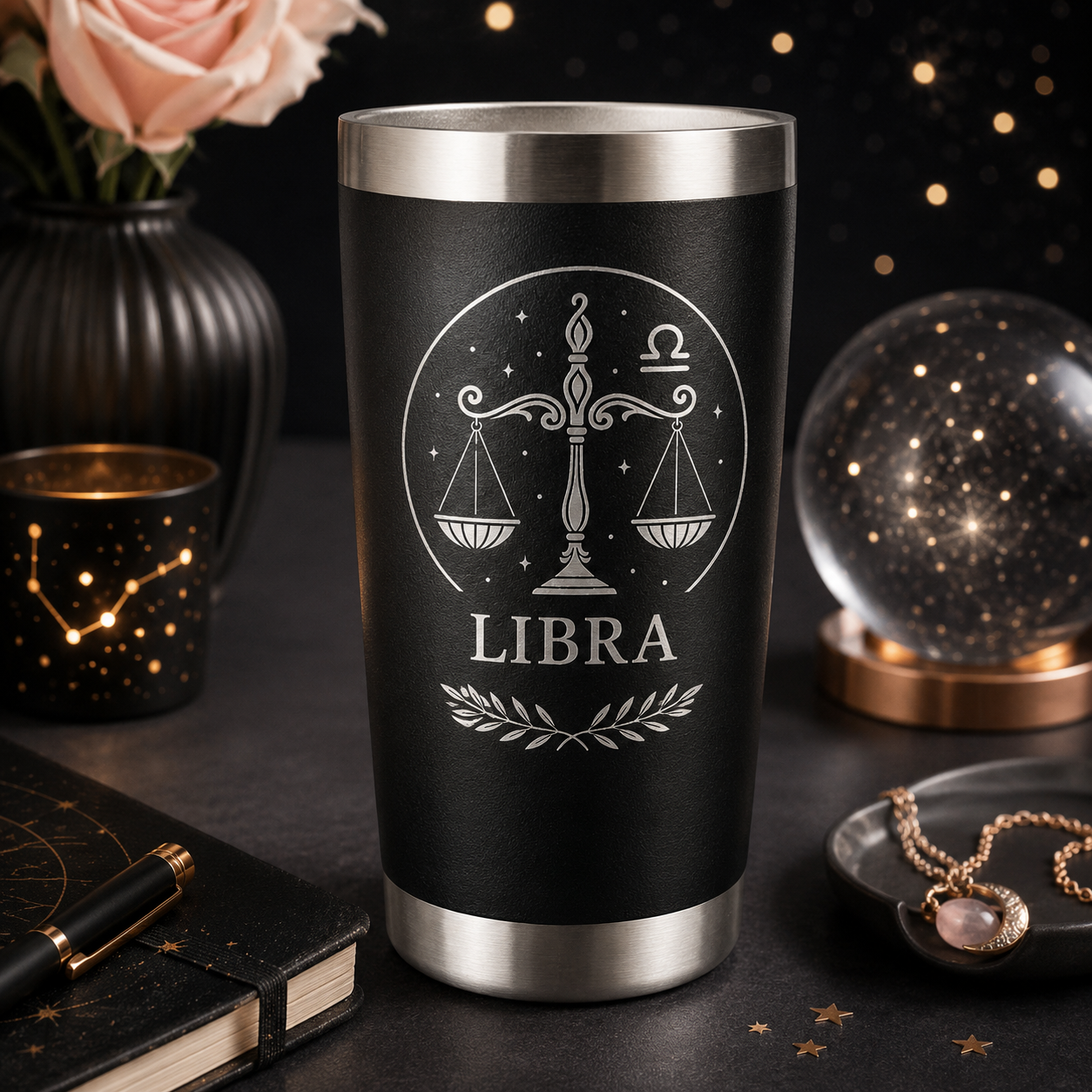 Libra 20oz Tumbler lifestyle hero image
