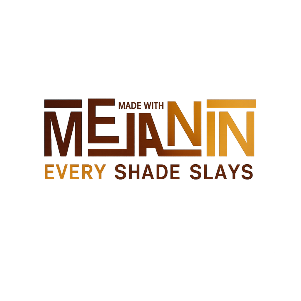 Made With Melanin Women's Racerback Tank design artwork