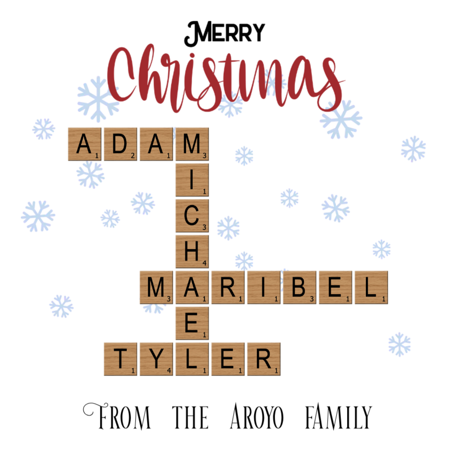 Merry Christmas Crossword T-Shirt