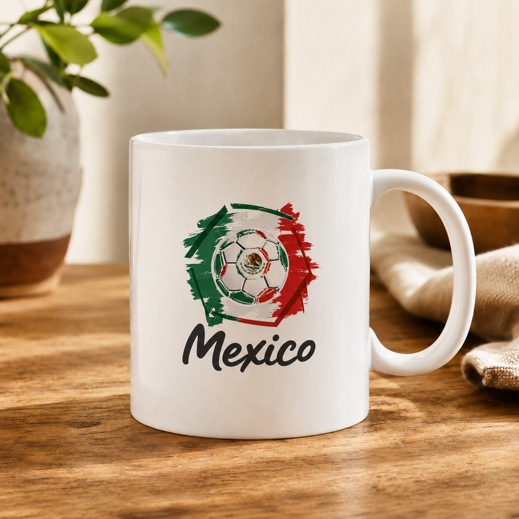 Mexico Football Coffee Mug hero product mockup