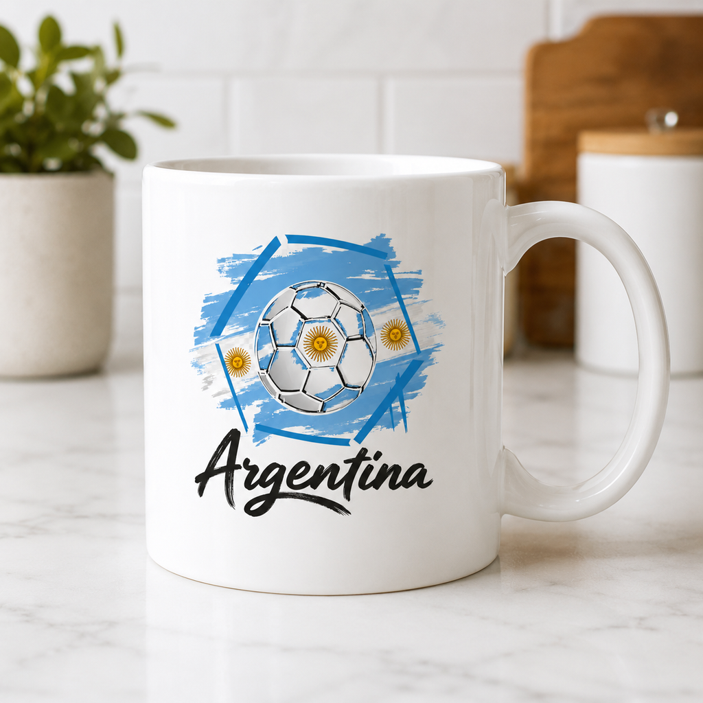 Argentina Football Coffee Mug hero product mockup