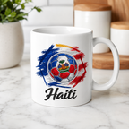 Haiti Football Coffee Mug hero product mockup