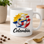 Colombia Football Coffee Mug hero product mockup