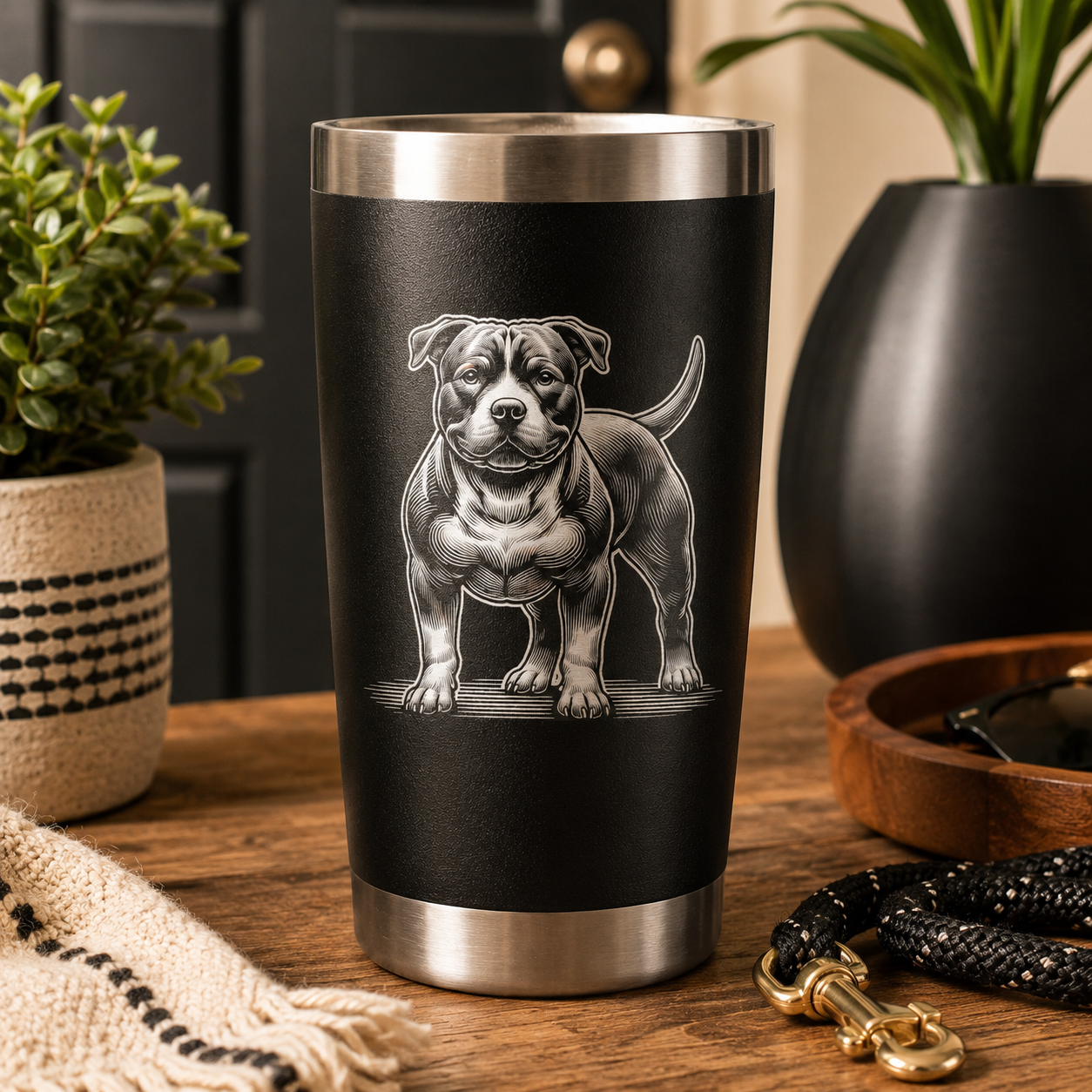 Pitbull 20oz Tumbler lifestyle hero image