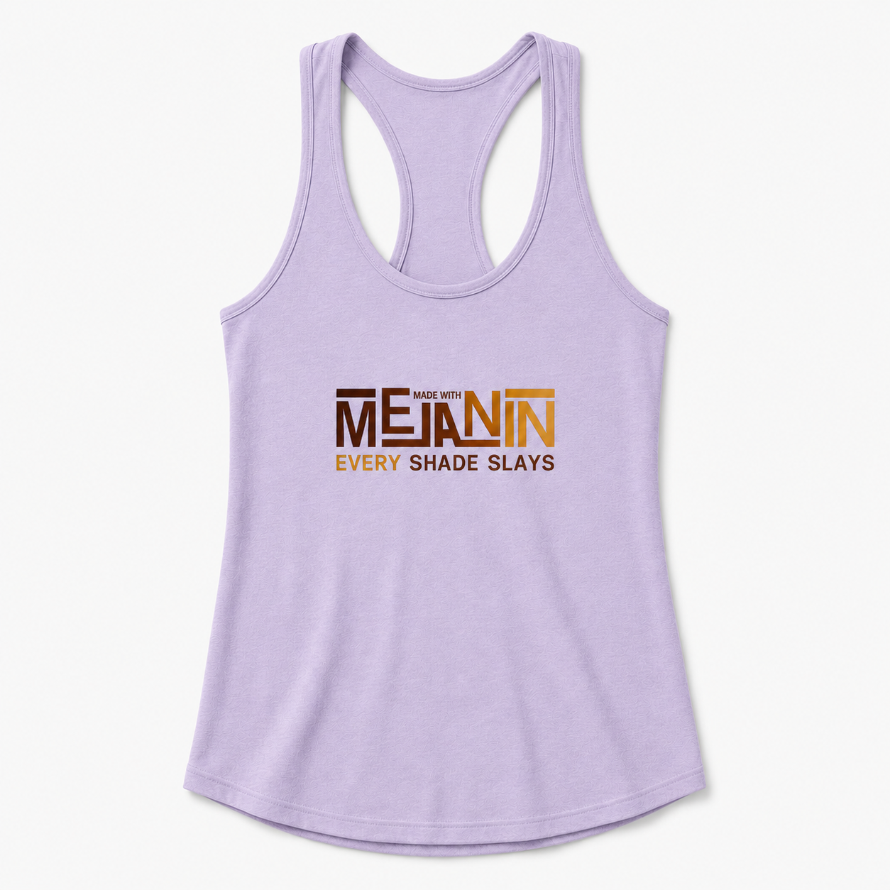 Made With Melanin Women's Racerback Tank hero product mockup