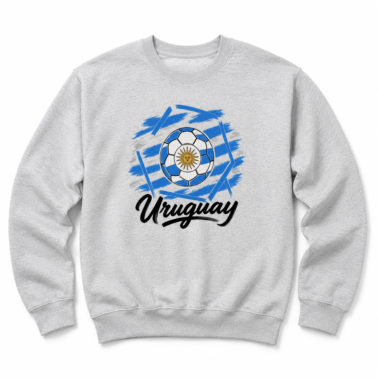 Uruguay Football Crewneck Sweatshirt hero product mockup