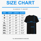 Classic T-Shirt size chart