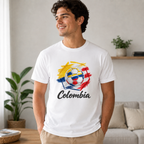 Colombia Football Classic T-Shirt hero product mockup