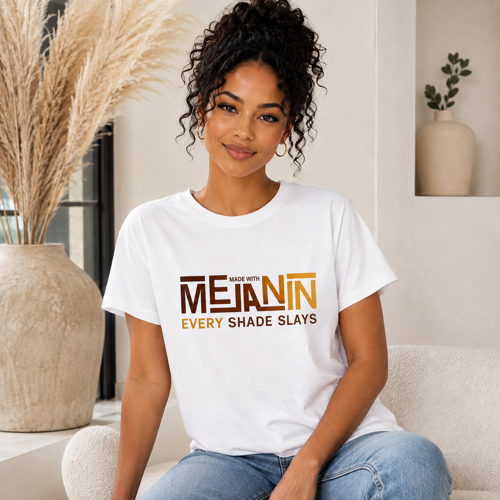 Made With Melanin Classic T-Shirt hero product mockup