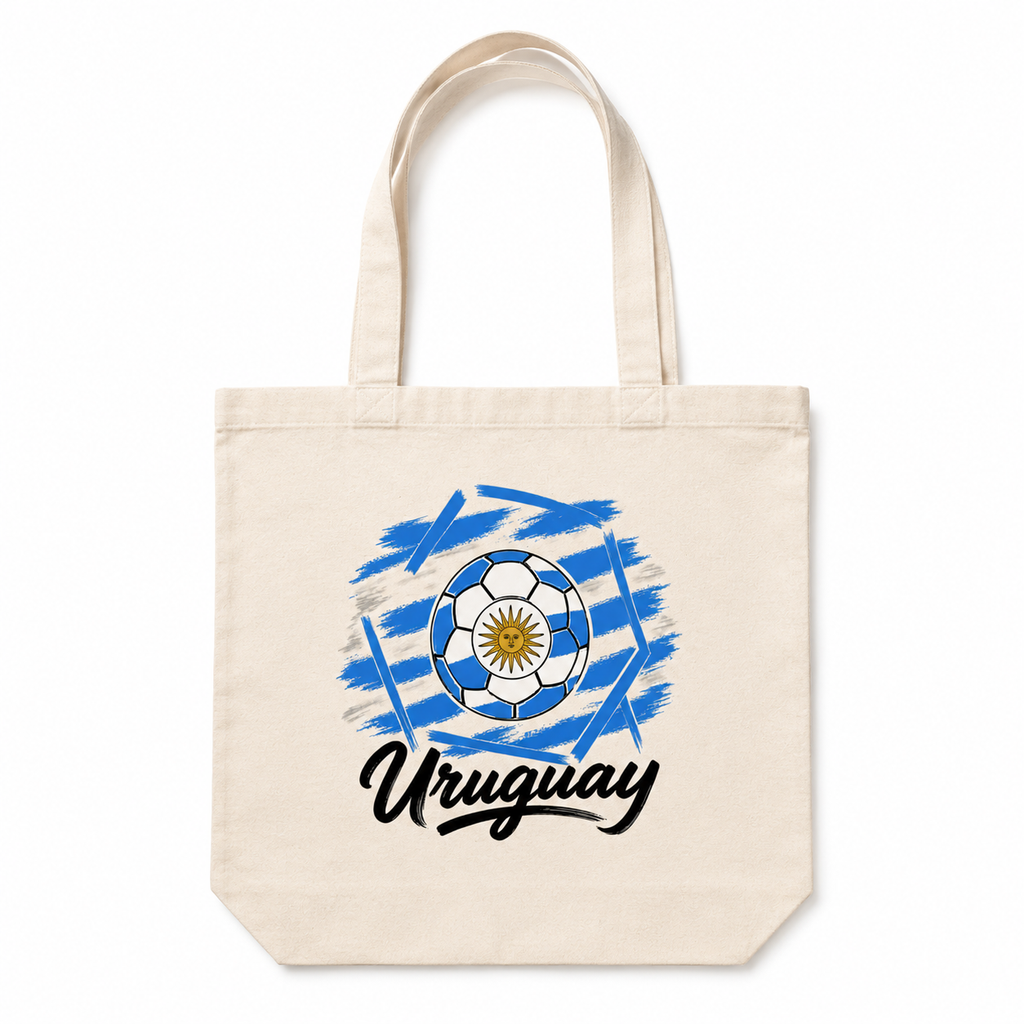 Uruguay Football Classic Tote Bag hero product mockup