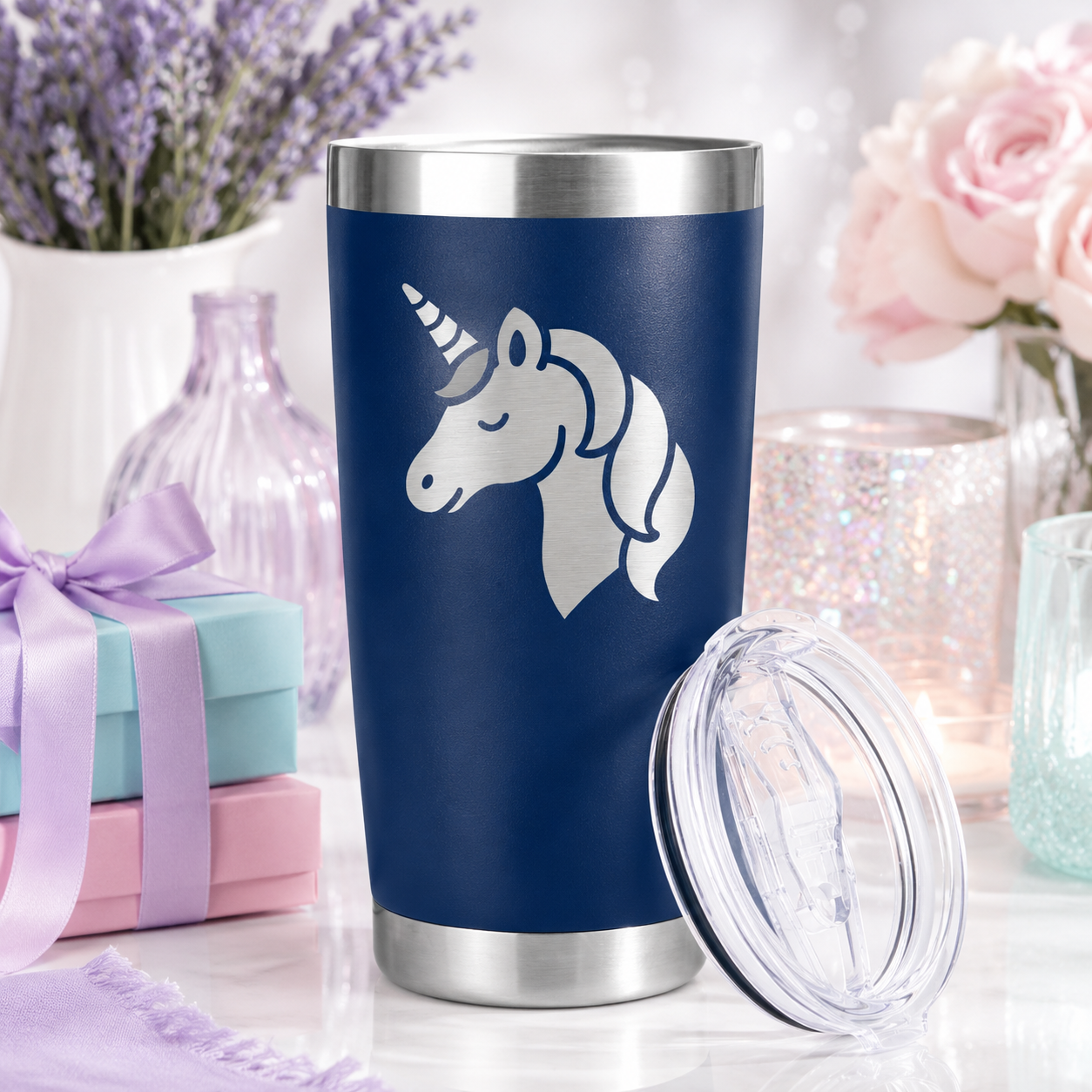 Unicorn 20oz Tumbler lifestyle hero image