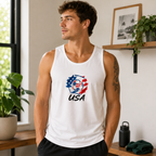 USA Football Unisex Tank Top hero product mockup
