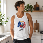 Haiti Football Unisex Tank Top hero product mockup