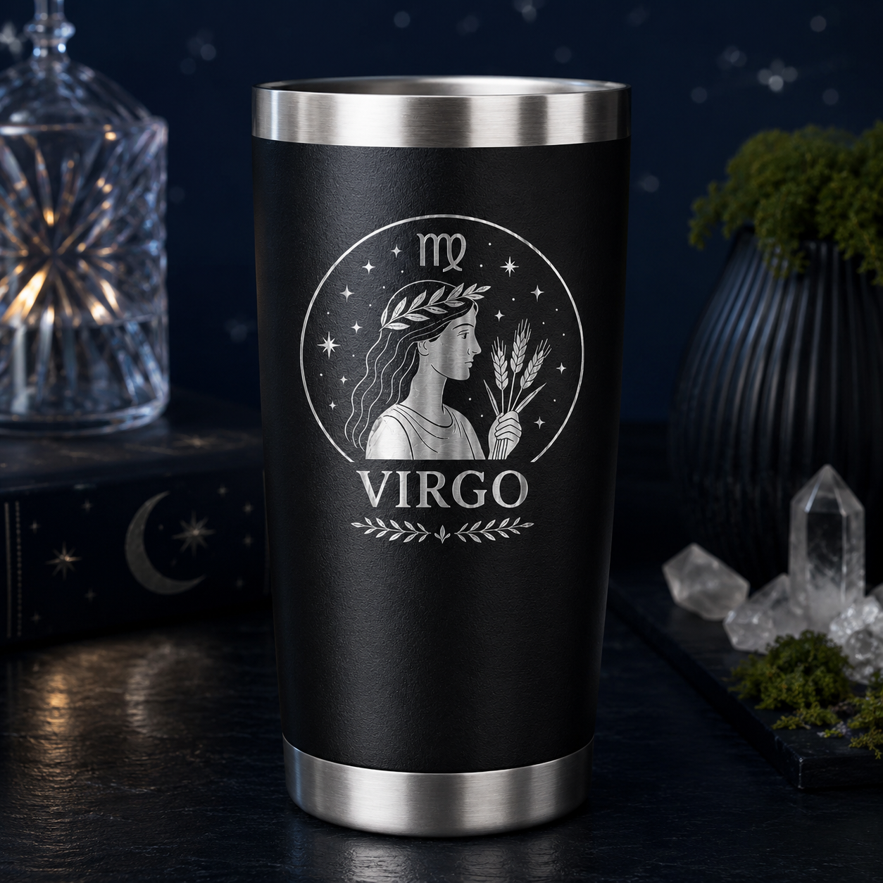 Virgo 20oz Tumbler lifestyle hero image