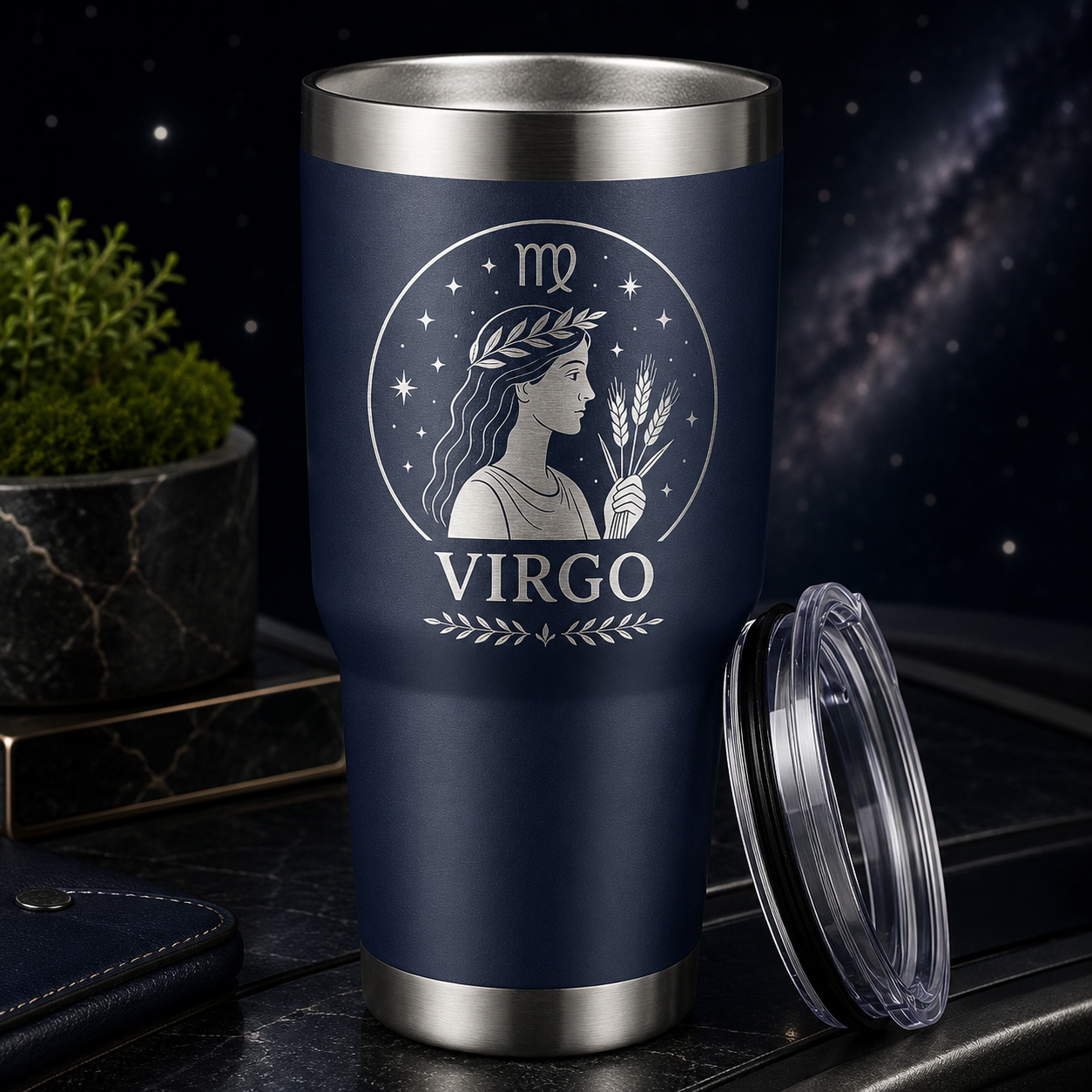 Virgo 30oz Tumbler lifestyle hero image
