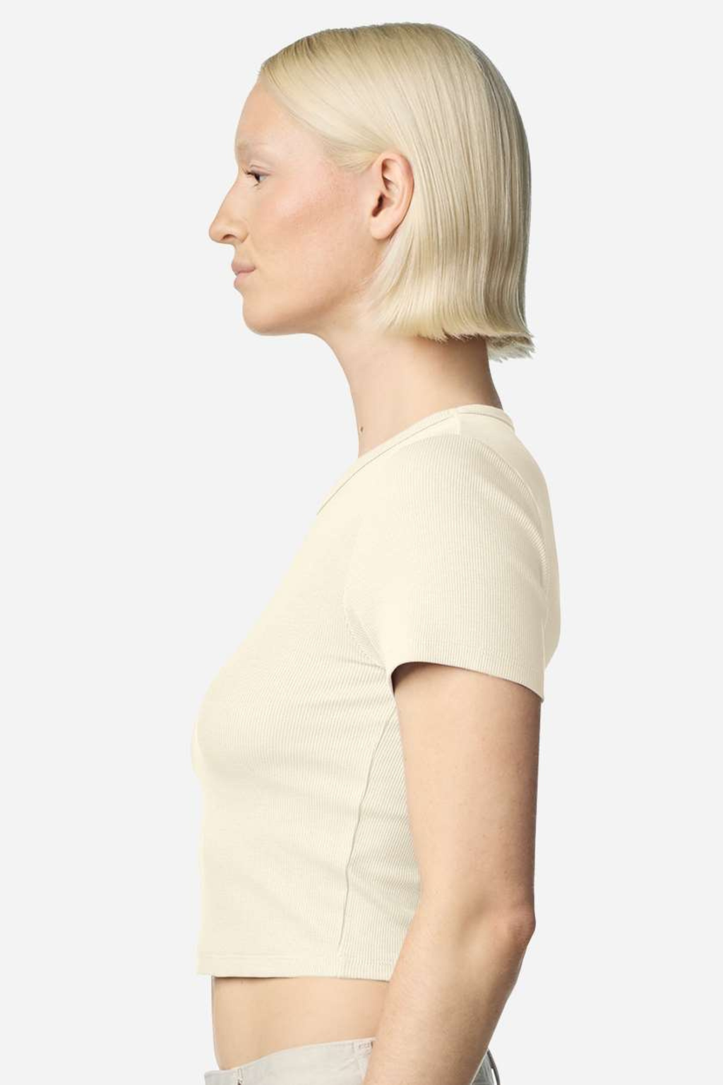 Women's Baby Rib Cropped Tee Vibe color variation 2