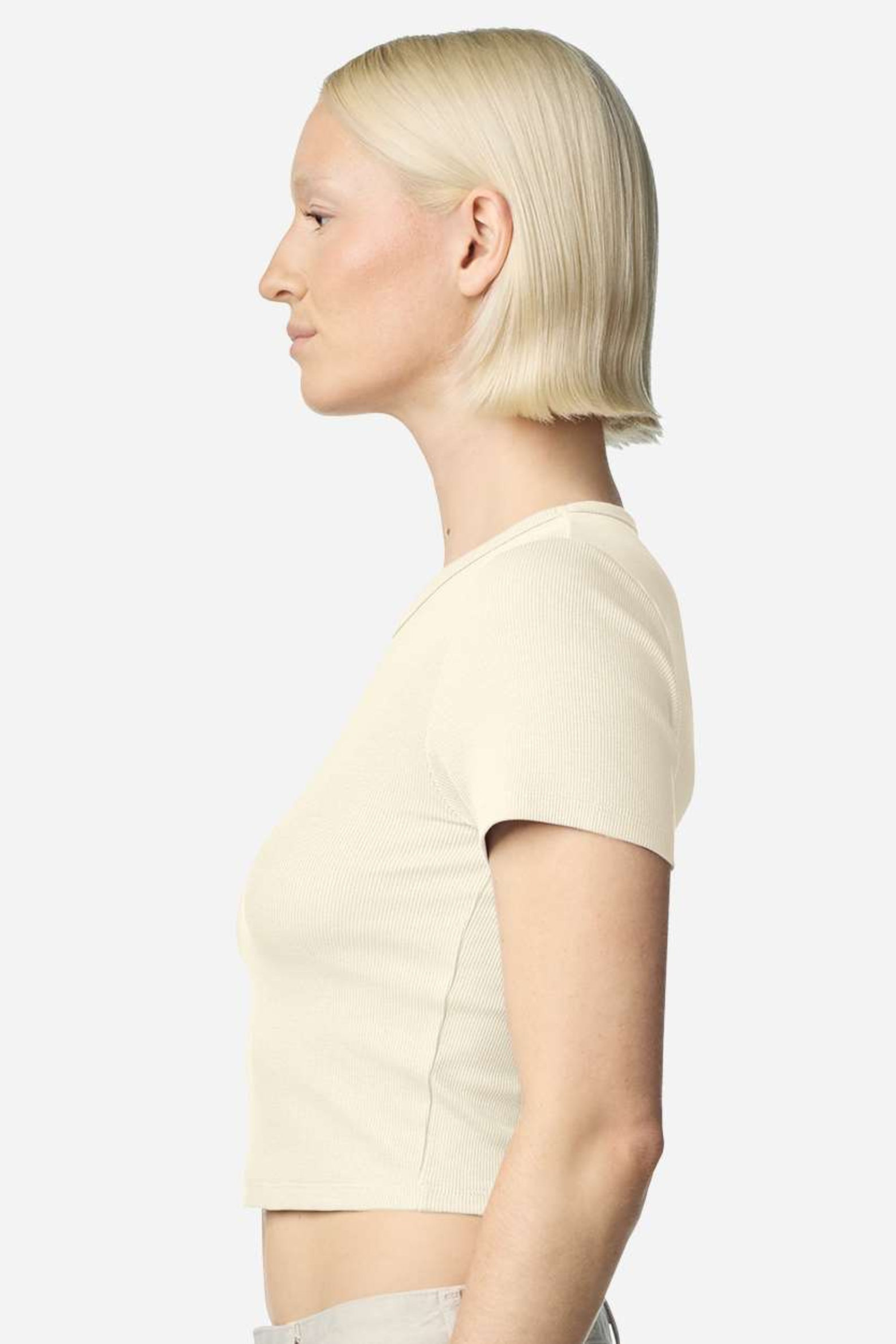 Women's Baby Rib Cropped Tee Vibe color variation 2