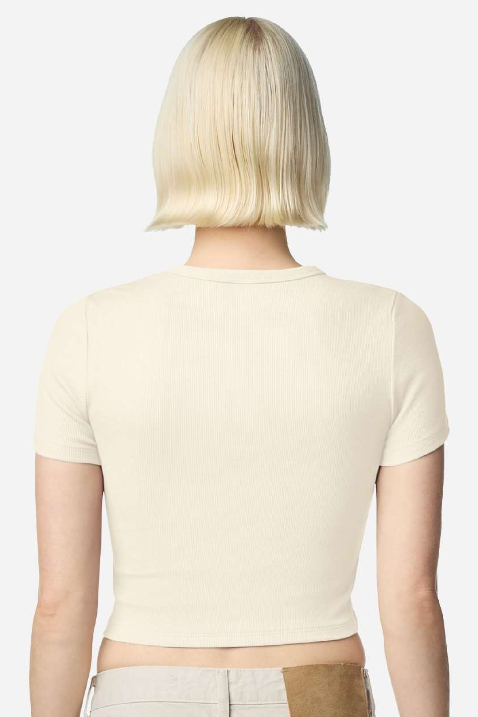 Women's Baby Rib Cropped Tee Vibe color variation 3