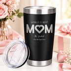 World's Best Mom Personalized 30oz Tumbler lifestyle hero image