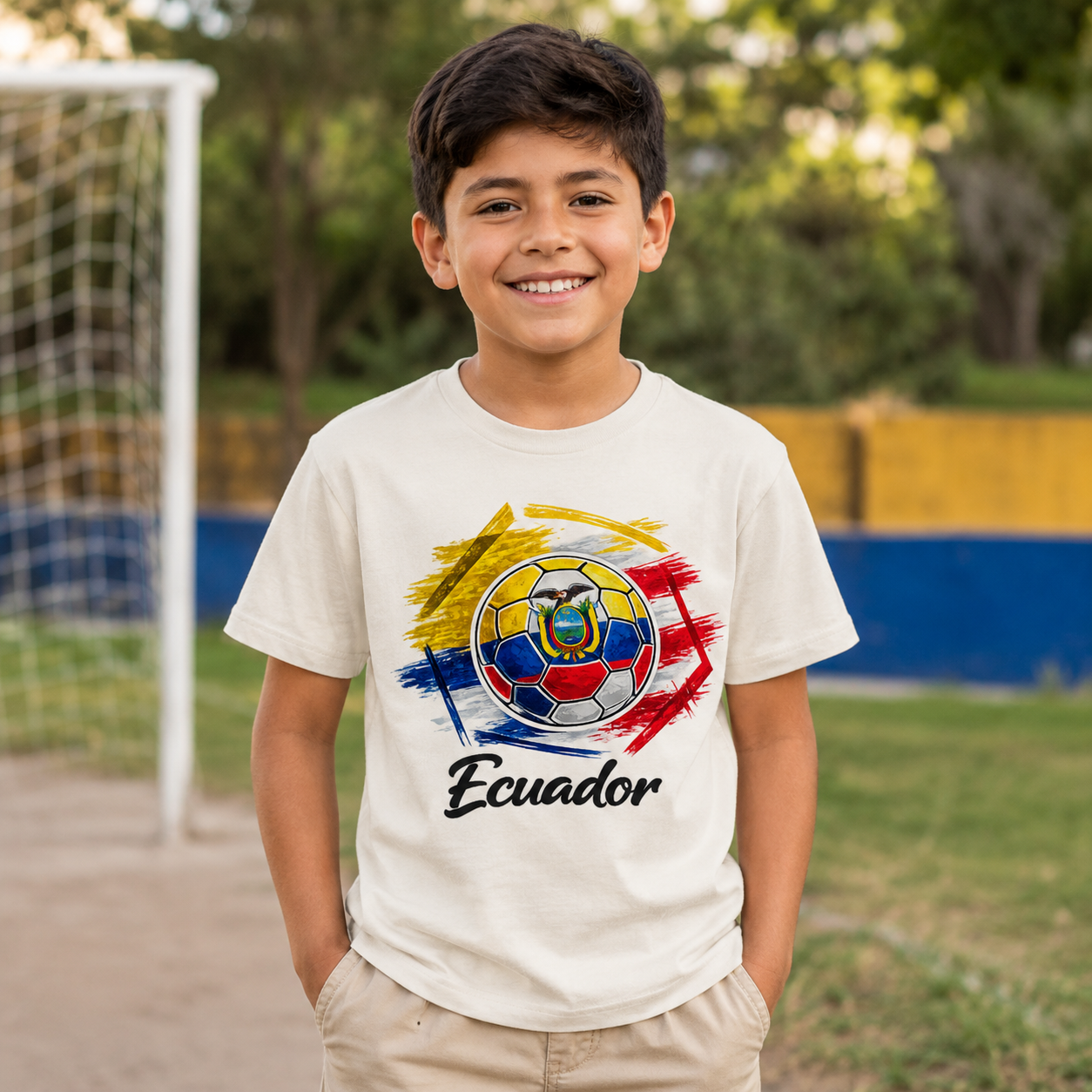 Ecuador Football Youth Tee hero product mockup