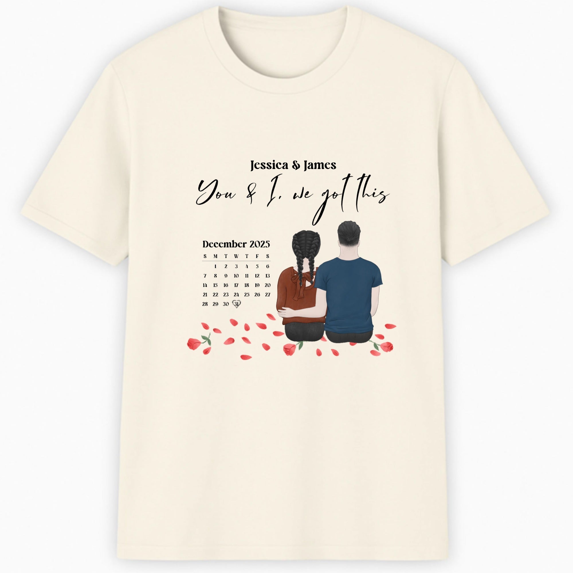 You and I, we got this Classic T-Shirt hero product mockup