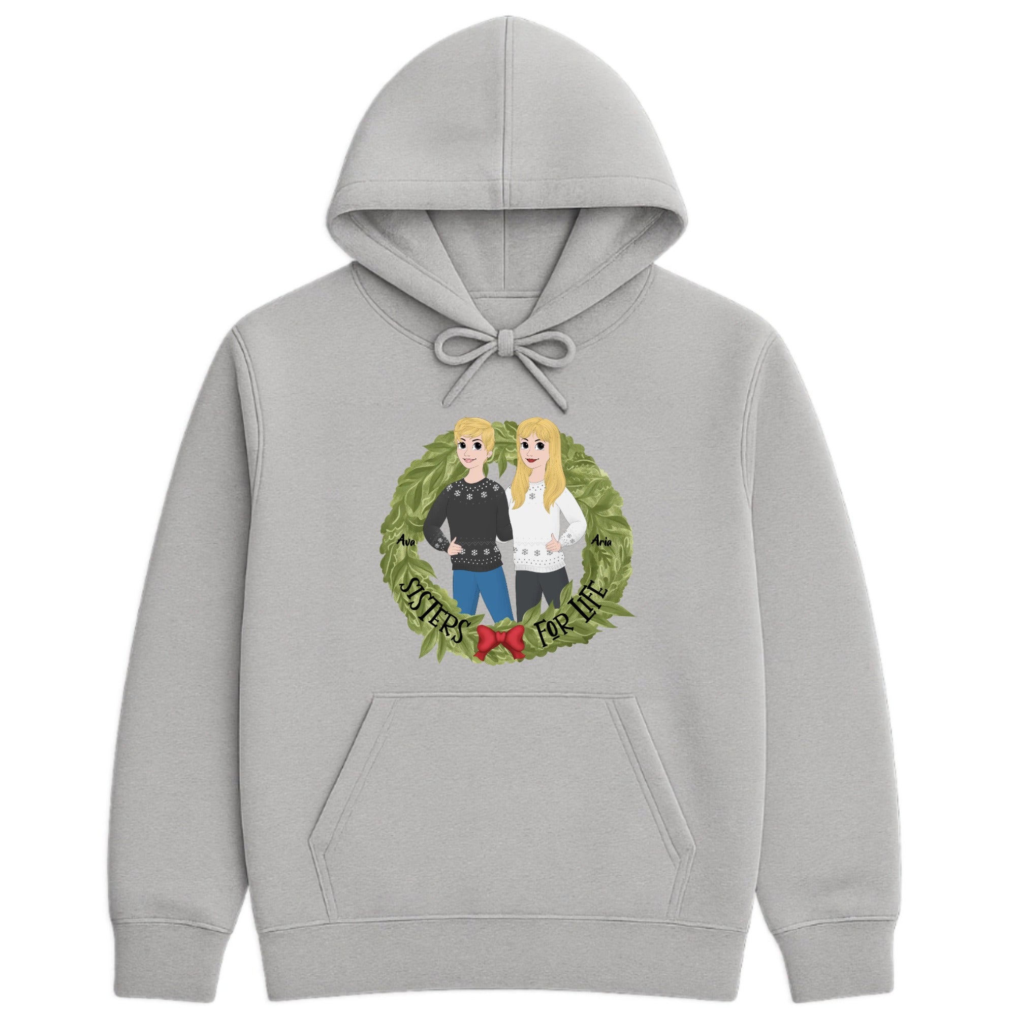 Sisters for life Hoodie hero product mockup