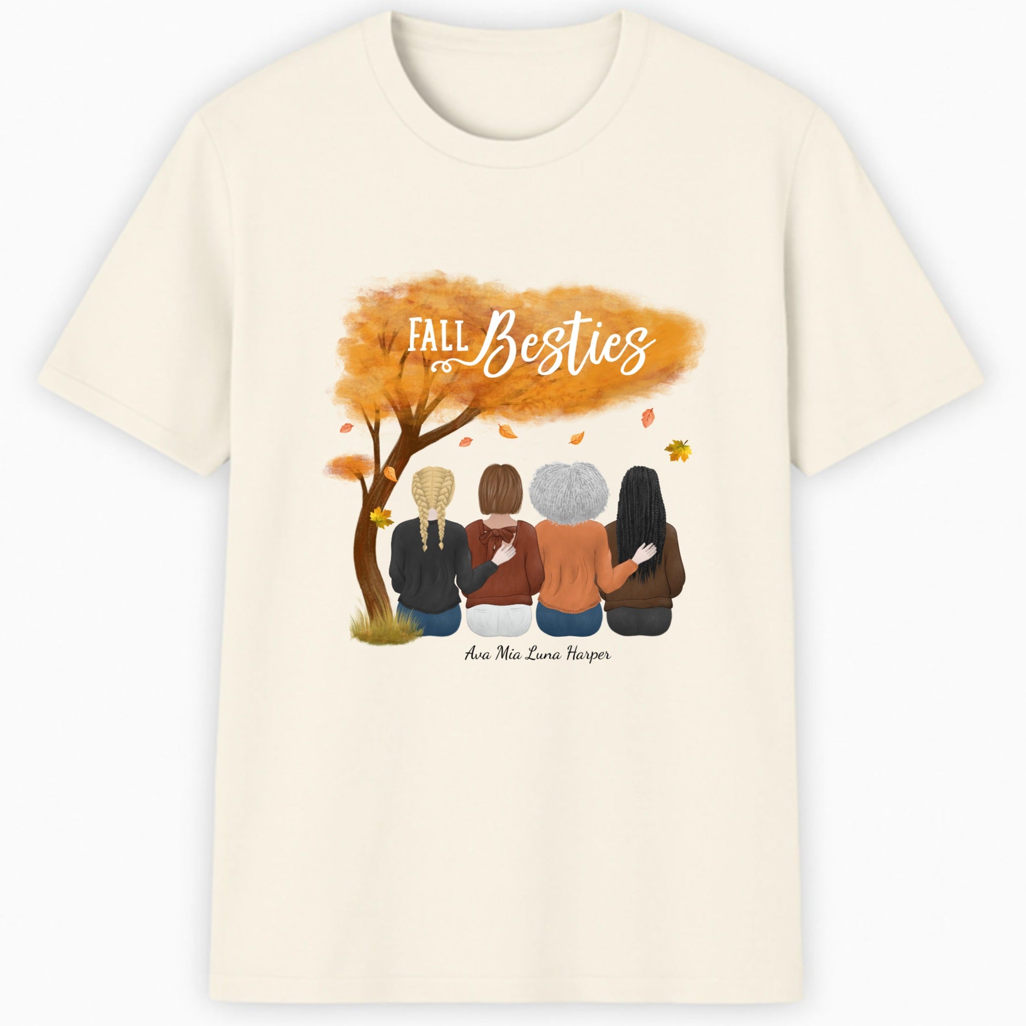 Fall besties Classic T-Shirt hero product mockup