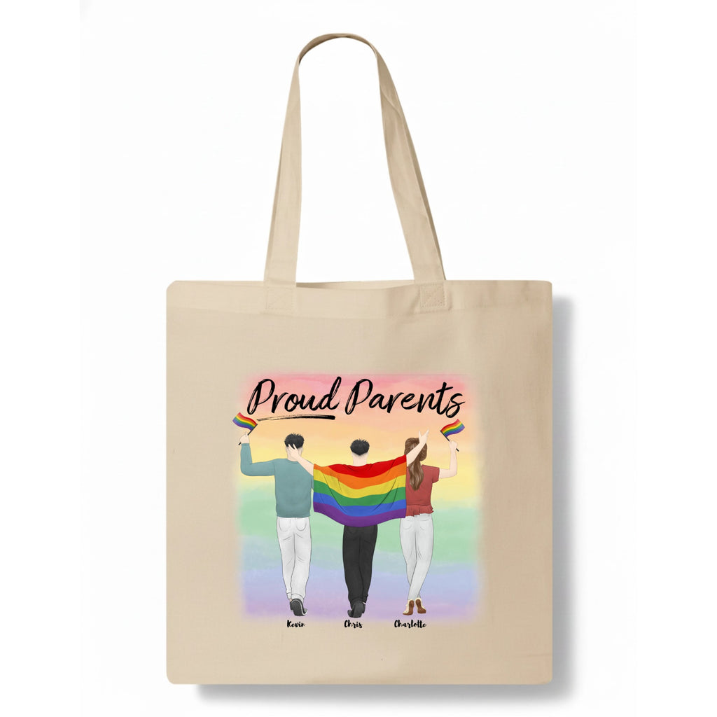 Proud parents Tote Bag hero product mockup