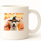 Halloween Bootleg Pet Portrait Coffee Mug hero product mockup