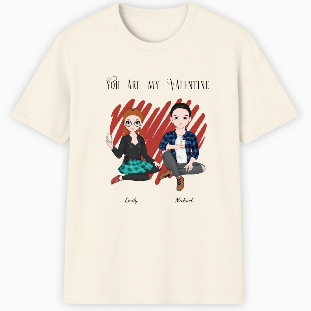 You are my Valentine Classic T-Shirt hero product mockup