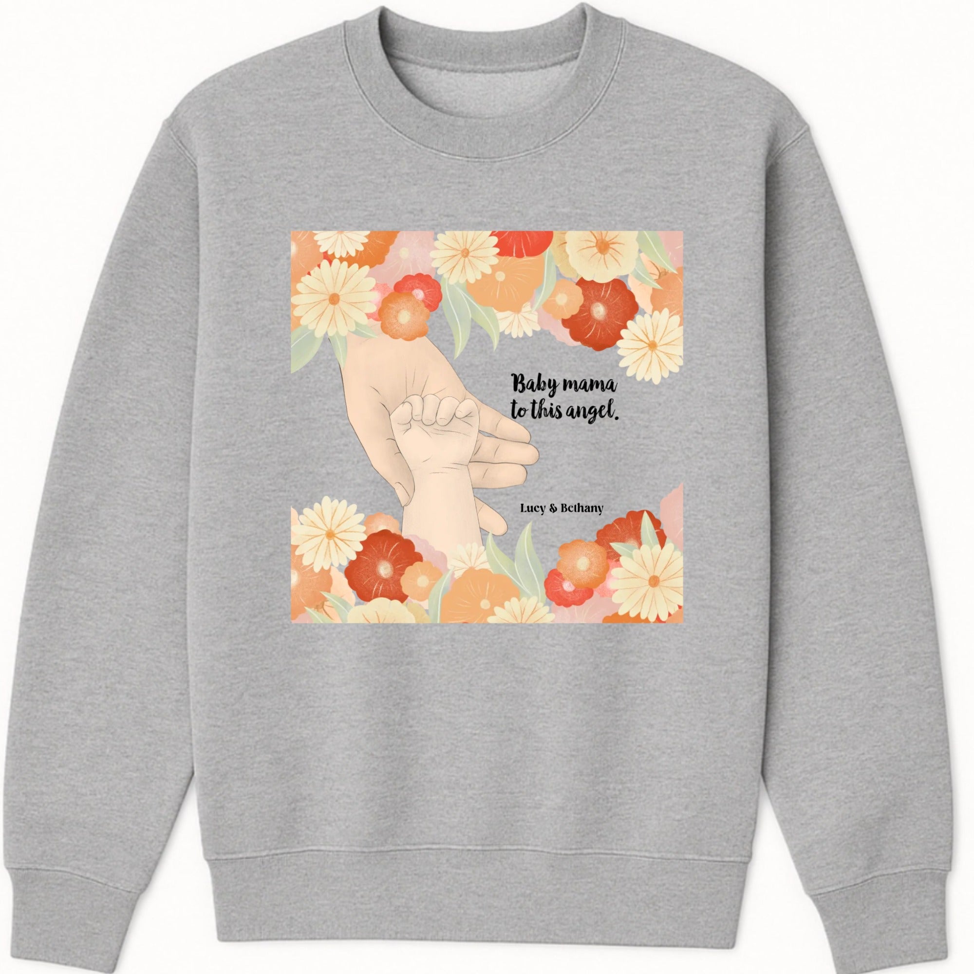 Mommy's sweet angel Sweatshirt hero product mockup