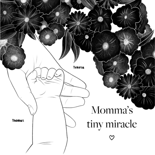 Momma's tiny miracle Sweatshirt alternate product view 2