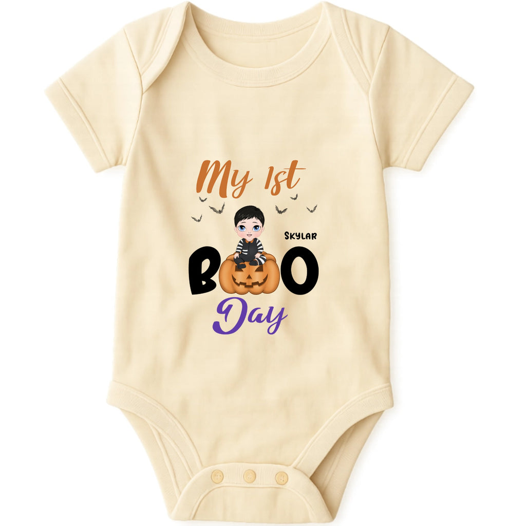 My 1st Boo Day Baby Onesie hero product mockup