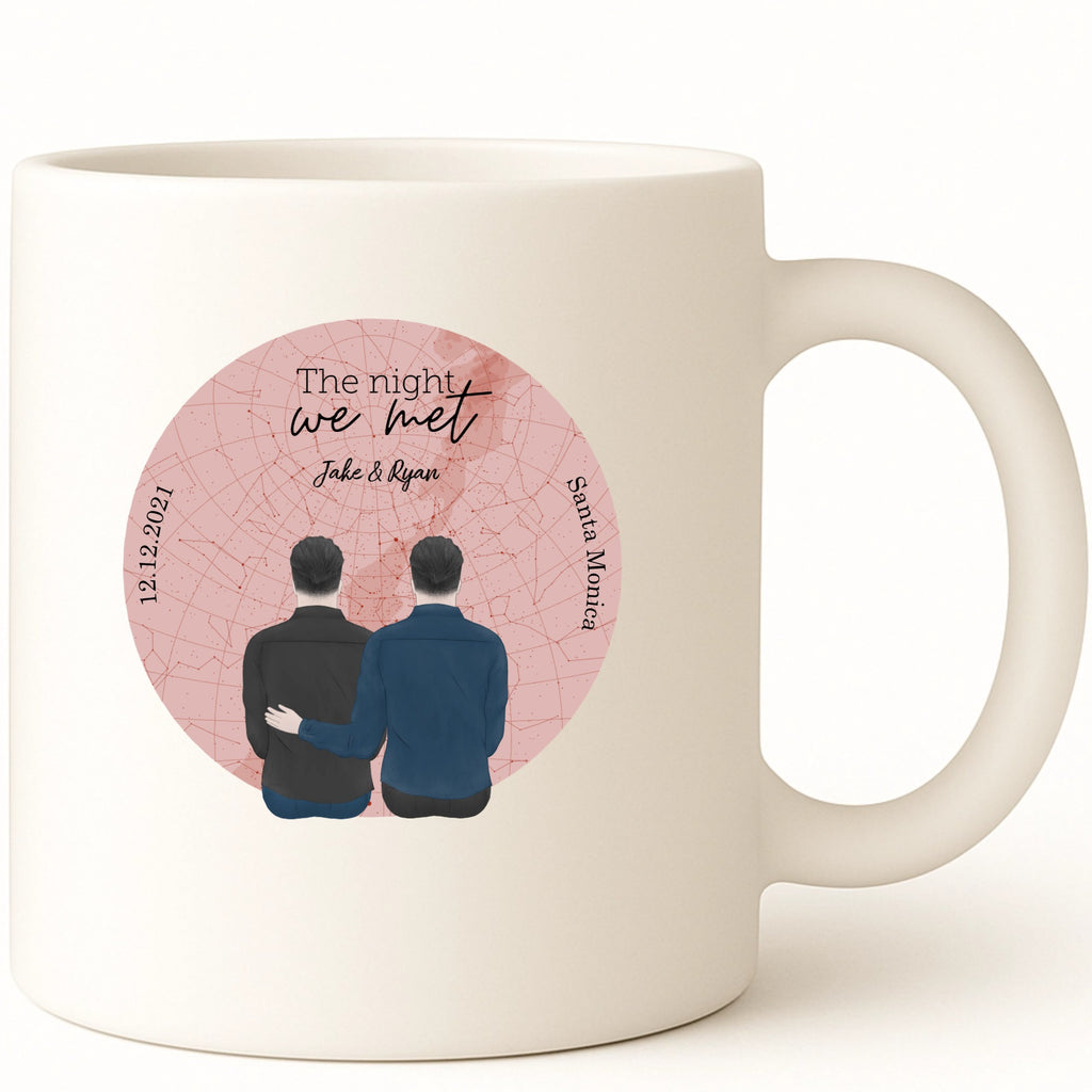 The night we met Coffee Mug hero product mockup