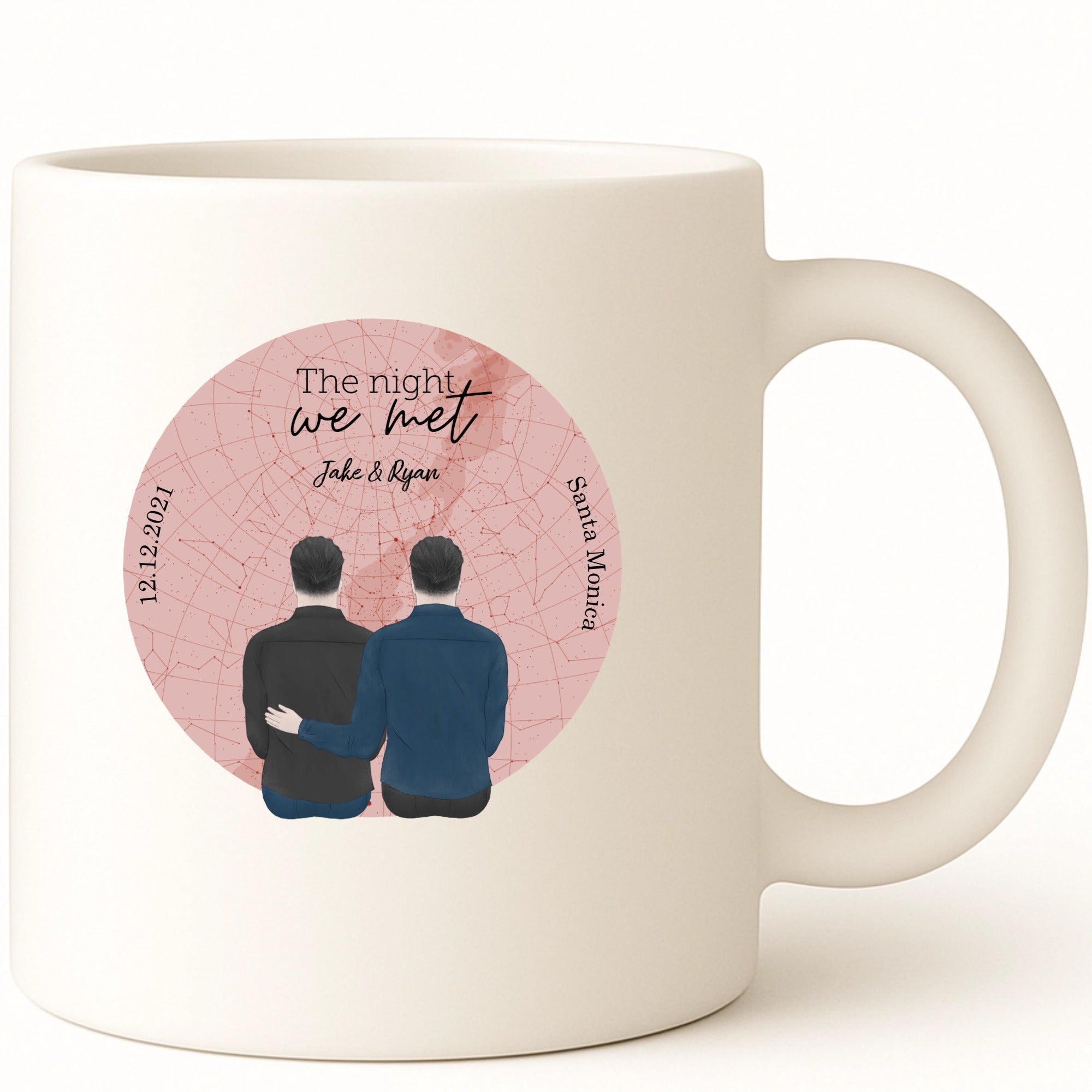 The night we met Coffee Mug hero product mockup