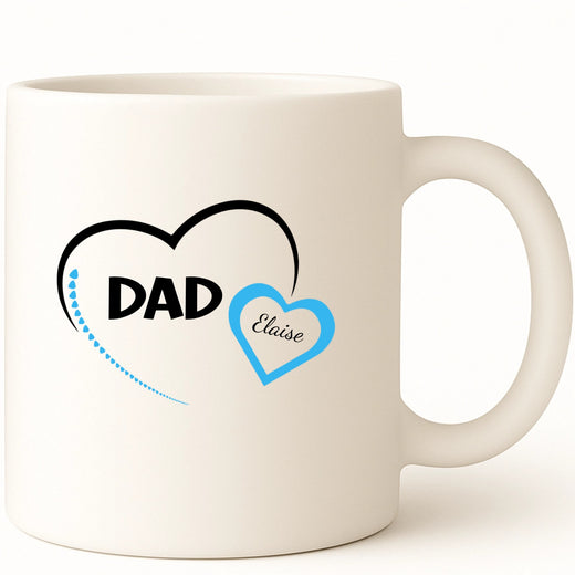 Dad Heart Coffee Mug