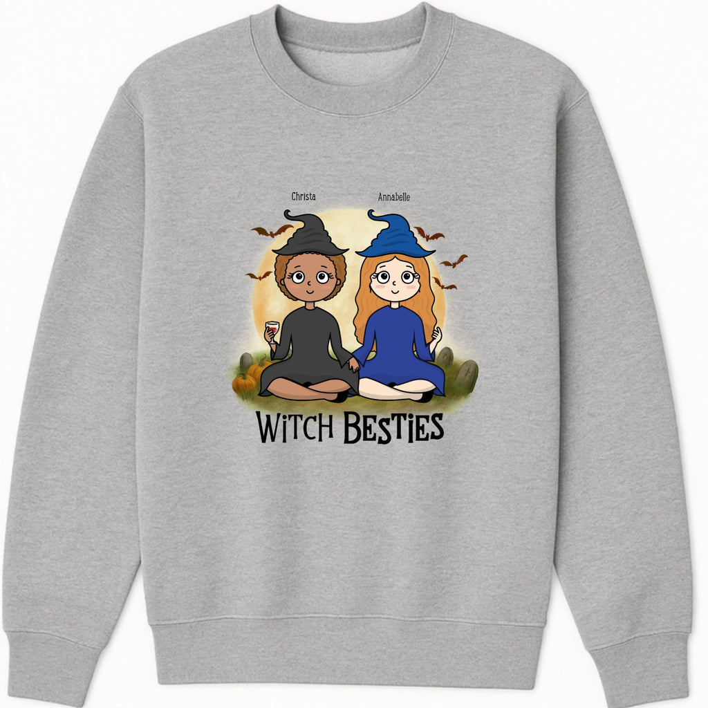 Witch Besties Sweatshirt hero product mockup