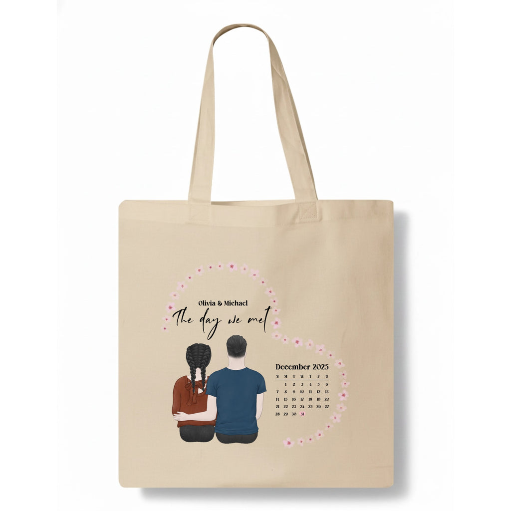 The day we met Tote Bag hero product mockup