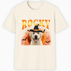 Halloween Bootleg Pet Portrait Classic T-Shirt hero product mockup