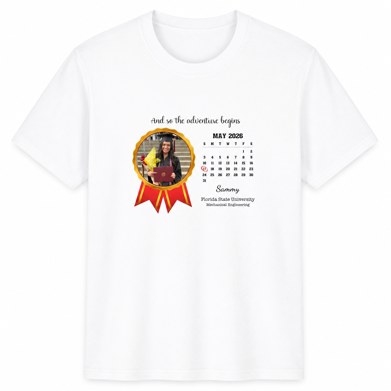 And So the Adventure Begins Classic T-Shirt